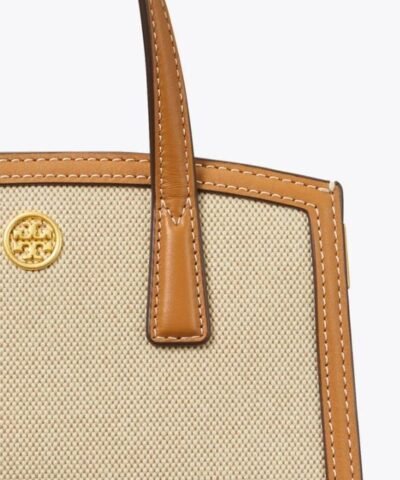 Tory Burch Walker Canvas Micro Satchel, Kobicha