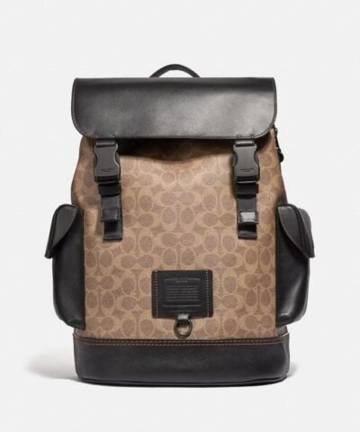 Coach Rivington Backpack In Signature Canvas