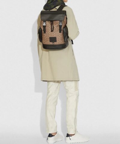 Coach Rivington Backpack In Signature Canvas