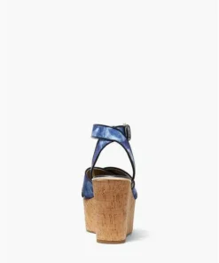 MICHAEL MICHAEL KORS Abbott Tie-Dye Canvas Wedge Sandals