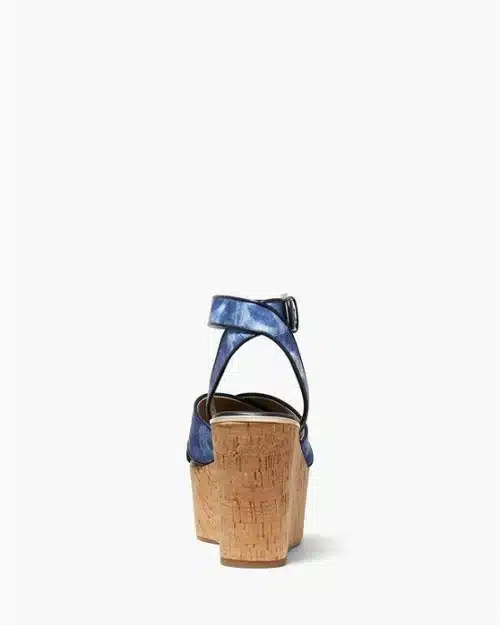 MICHAEL MICHAEL KORS Abbott Tie-Dye Canvas Wedge Sandals