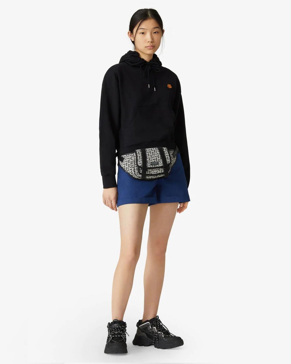 Kenzo Tiger Crest Boxy Hooded Sweatshirt