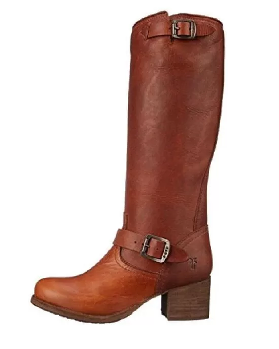 FRYE Vera Slouch Block-Heel Tall Boots