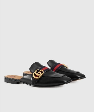 Gucci Leather Slipper, Black