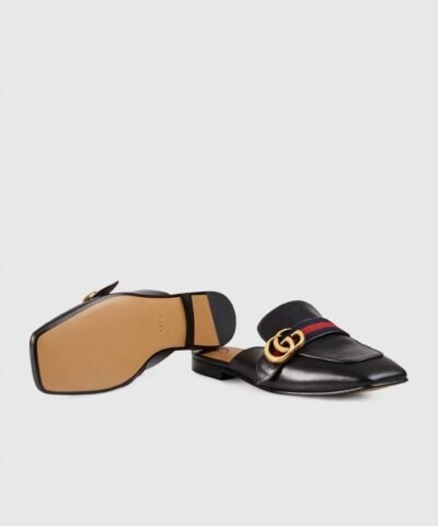 Gucci Leather Slipper, Black