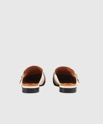 Gucci Leather Slipper, White