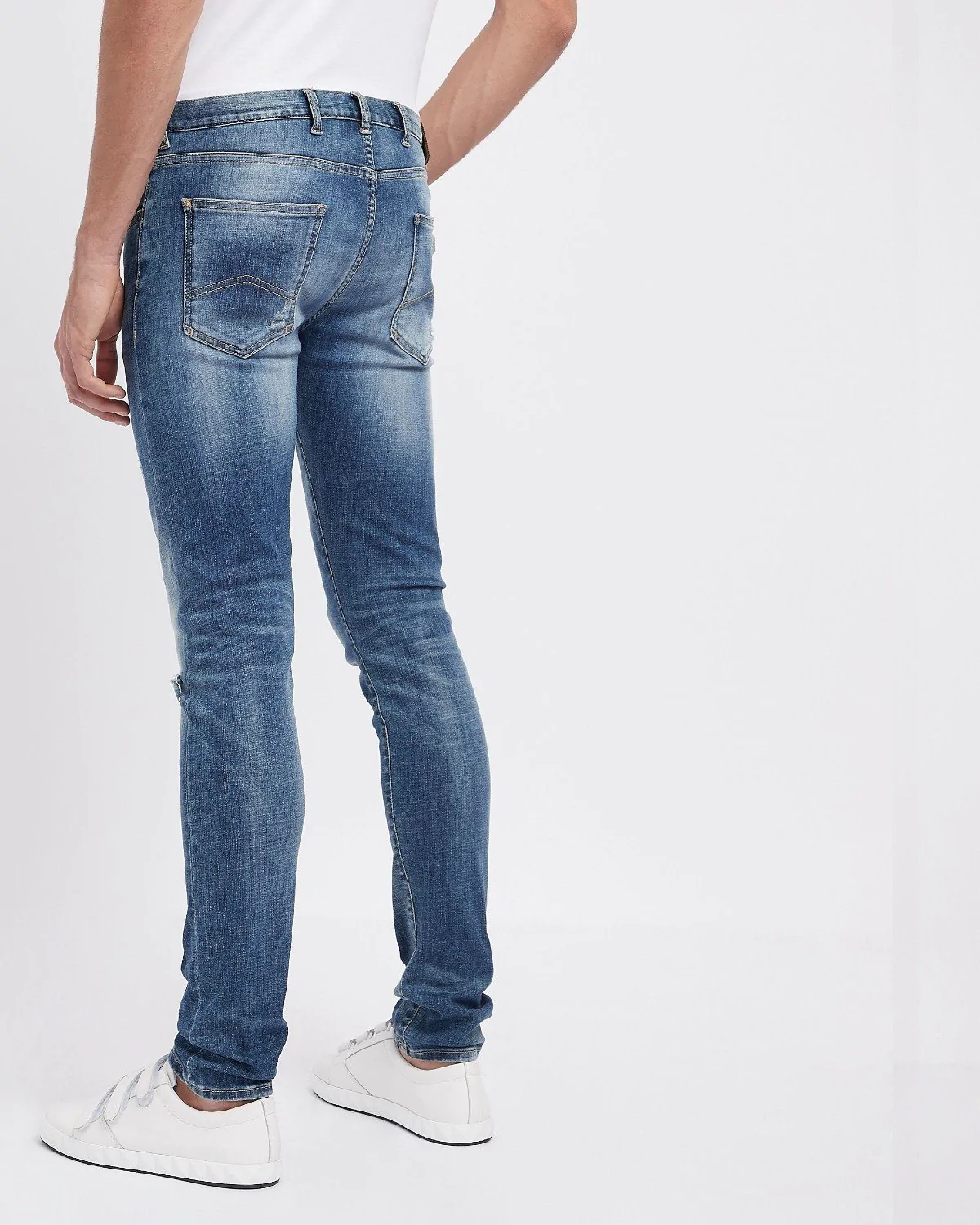 Emporio Armani J10 Extra Slim-Fit Cotton Twill Denim Jeans