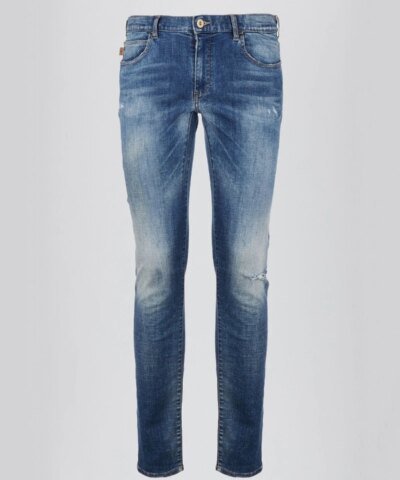 Emporio Armani J10 Extra Slim-Fit Cotton Twill Denim Jeans