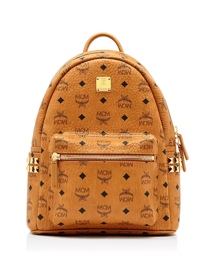 MCM Stark Side Stud Small Backpack