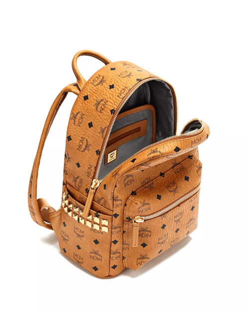 MCM Stark Side Stud Small Backpack