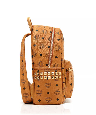 MCM Stark Side Stud Small Backpack