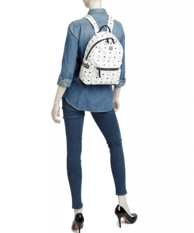 MCM Stark Side Stud Small Backpack