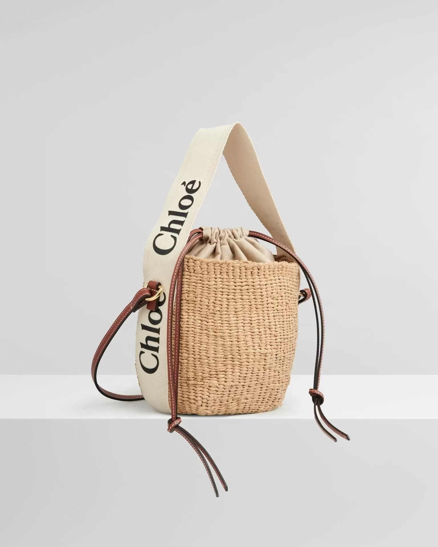 Chloe Small Woody Basket Crossbody