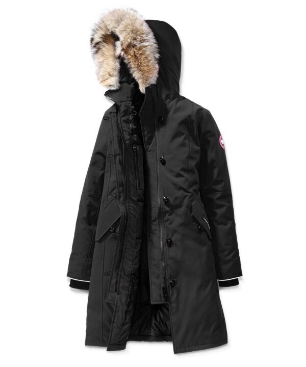 Canada Goose Youth Brittania Parka With Removable Fur Trim