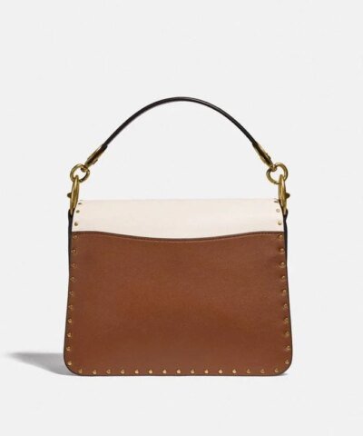 Coach Beat Shoulder Bag In Colorblock With Rivets