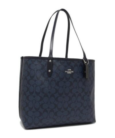 Coach Reversible Blocked Signature Tote+Wristlet