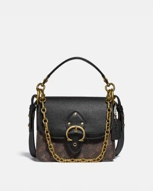 Coach Beat Shoulder Bag 18 With Horse And Carriage Print