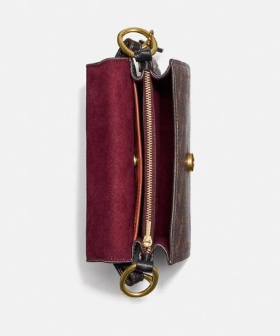 Coach Beat Shoulder Bag 18 With Horse And Carriage Print