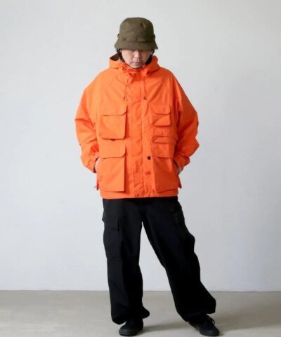 Daiwa Pier39 Gore-Tex Hooded Mountain Jacket, Orange