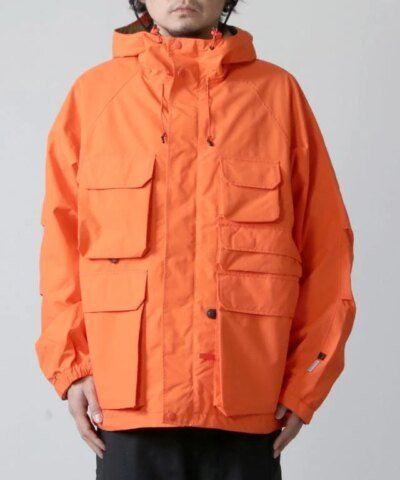 Daiwa Pier39 Gore-Tex Hooded Mountain Jacket, Orange