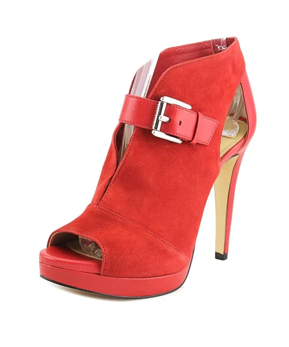 MICHAEL Michael Kors Isabella Suede Buckle Bootie