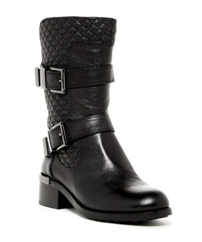 Vince Camuto Welton Women Black Mid Calf Boot