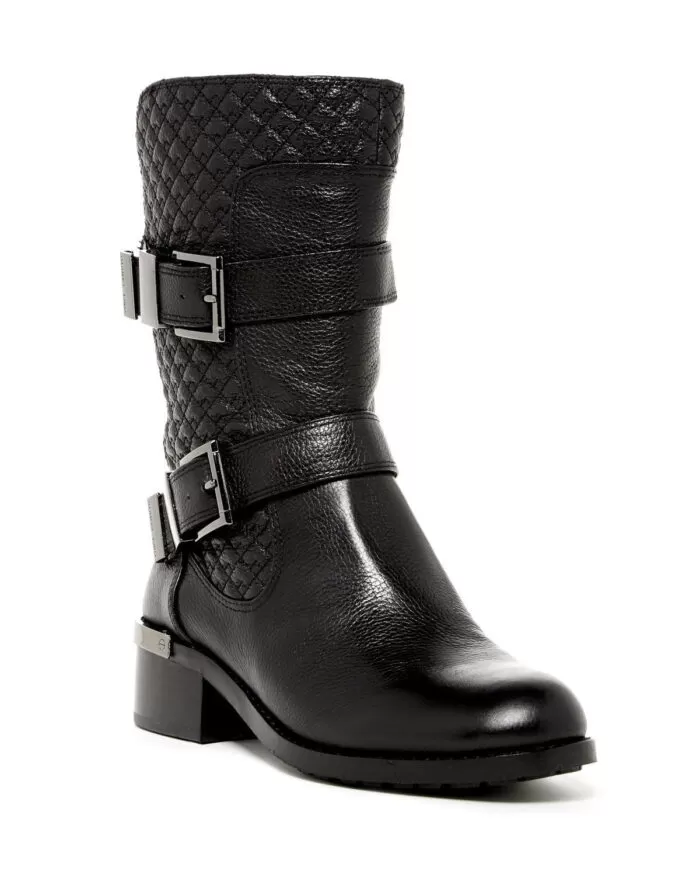 Vince Camuto Welton Women Black Mid Calf Boot