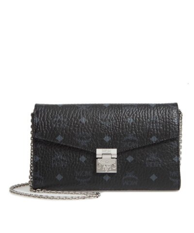 MCM Millie Monogrammed Leather Crossbody Bag