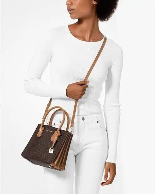 Michael Michael Kors Mercer Medium Logo Accordion Crossbody
