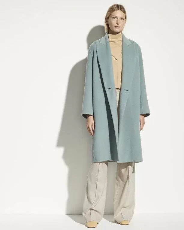 Vince Double Breasted Oversized Coat