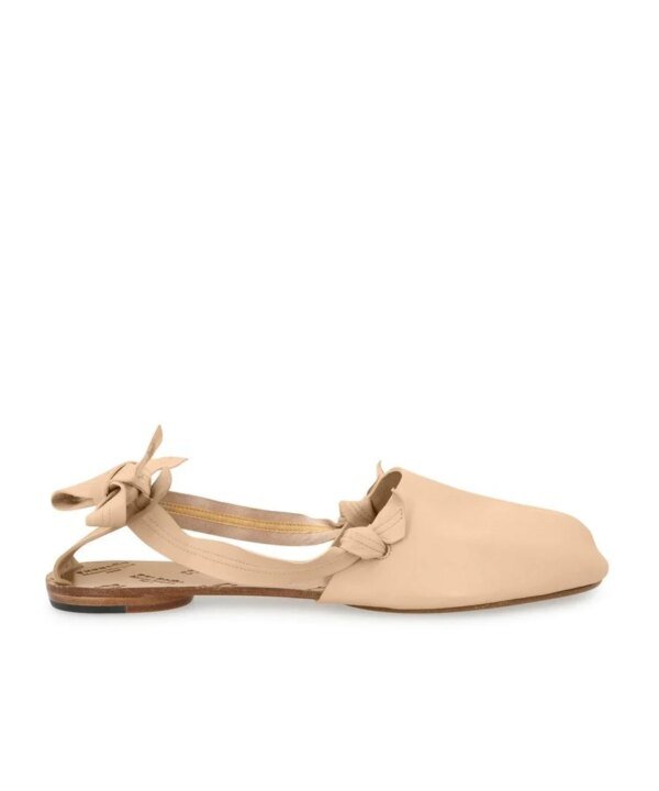 Maison Margiela Tabi Ballerina Shoes, Beige