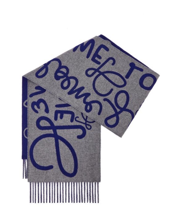 Loewe Scarf In Wool And Cashmere