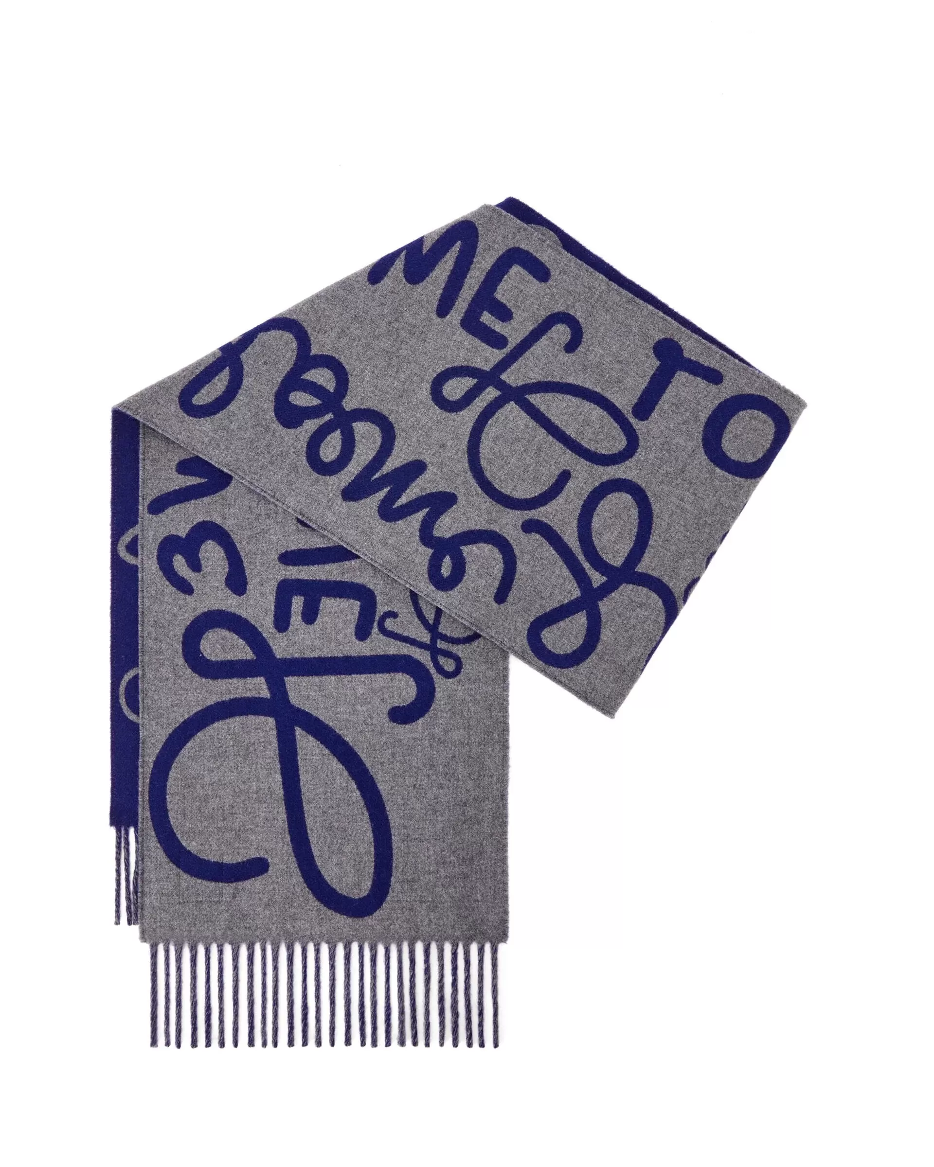 Loewe Scarf In Wool And Cashmere