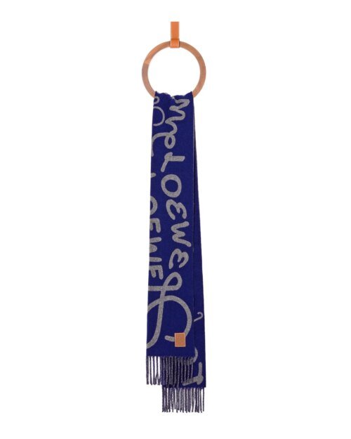 Loewe Scarf In Wool And Cashmere