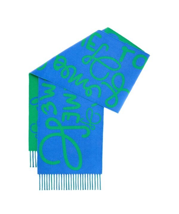 Loewe Scarf In Wool And Cashmere
