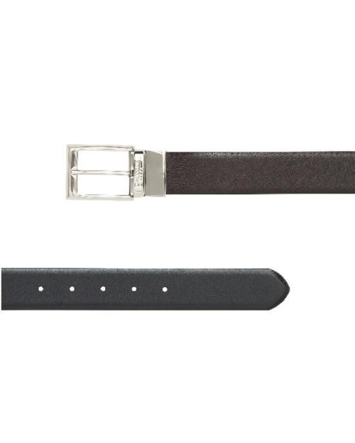 Canali Reversible Calfskin Leather Belt