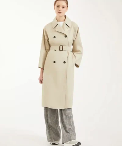 Max Mara Weekend Cotton Gabardine Raincoat