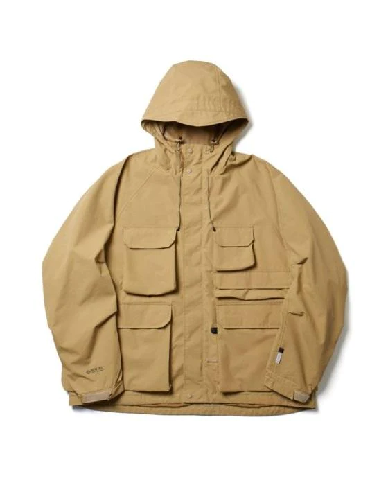 Daiwa Pier39 Gore-Tex Infinium Hooded Mountain Jacket, Beige
