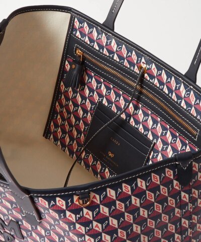 Anya Hindmarch Recycled Canvas Tote Bag, Blue