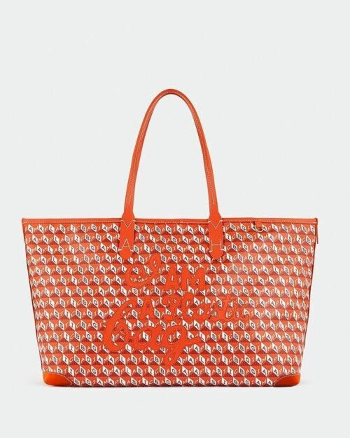 Anya Hindmarch Recycled Canvas Tote Bag, Clementine