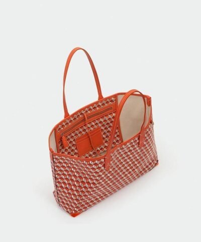 Anya Hindmarch Recycled Canvas Tote Bag, Clementine