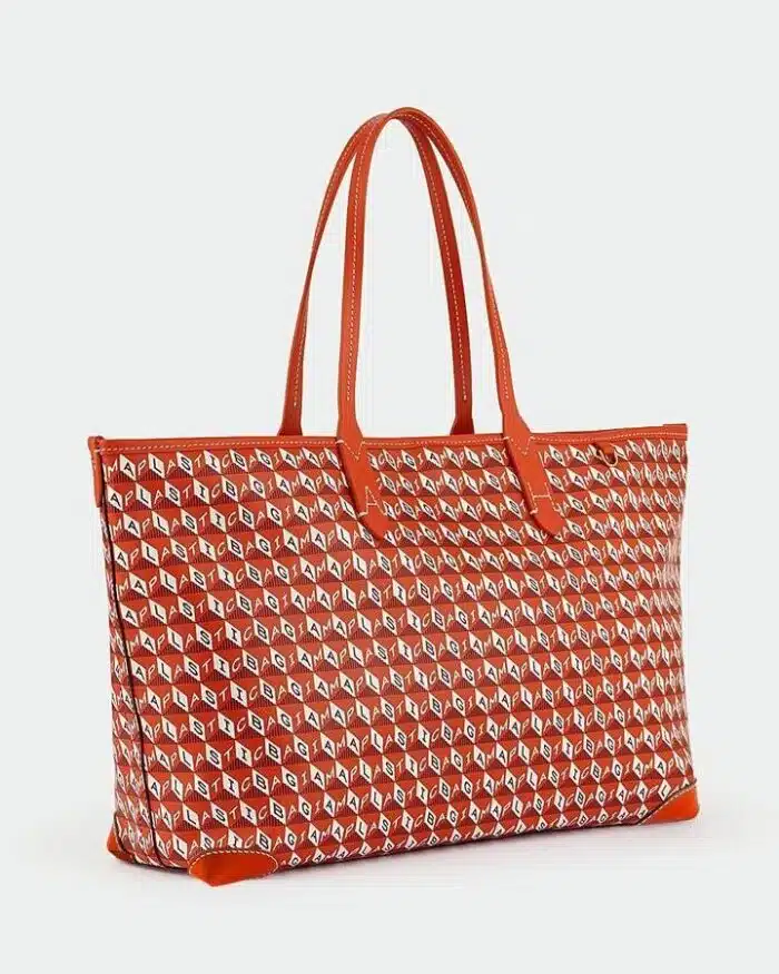 Anya Hindmarch Recycled Canvas Tote Bag, Clementine
