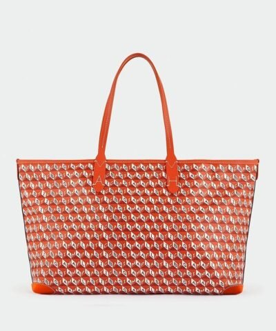 Anya Hindmarch Recycled Canvas Tote Bag, Clementine