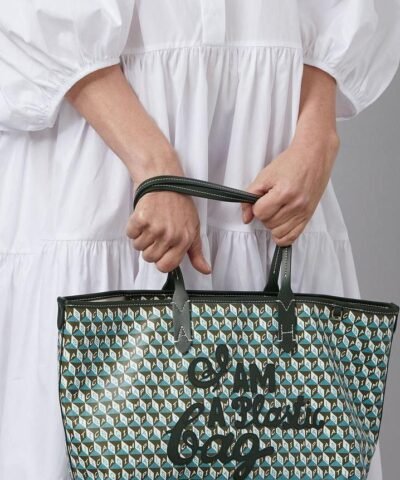 Anya Hindmarch Recycled Canvas Tote Bag, Pine Green