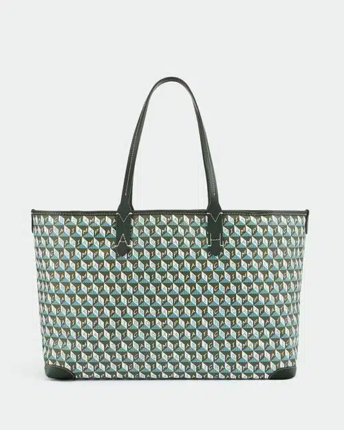 Anya Hindmarch Recycled Canvas Tote Bag, Pine Green