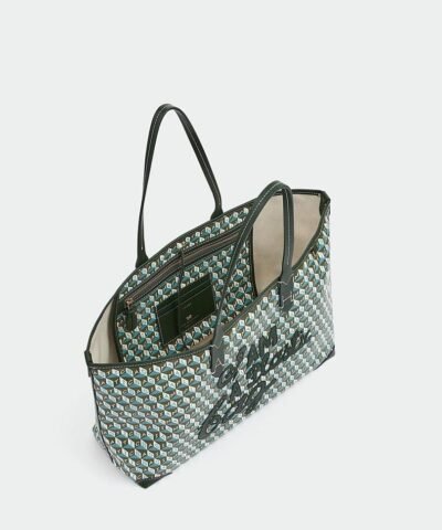 Anya Hindmarch Recycled Canvas Tote Bag, Pine Green