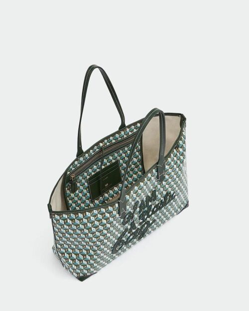 Anya Hindmarch Recycled Canvas Tote Bag, Pine Green