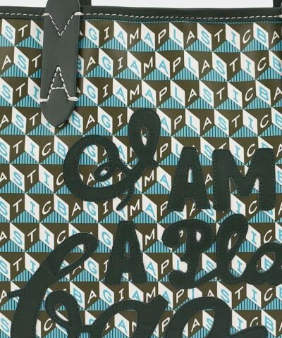 Anya Hindmarch Recycled Canvas Tote Bag, Pine Green