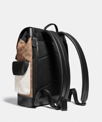 Coach Rivington Backpack In Colorblock Signature Canvas
