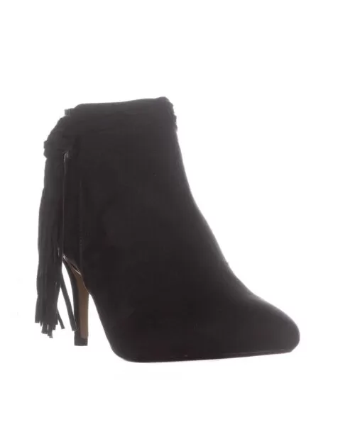 THALIA SODI Ts35 Alta Tassel Booties, Black